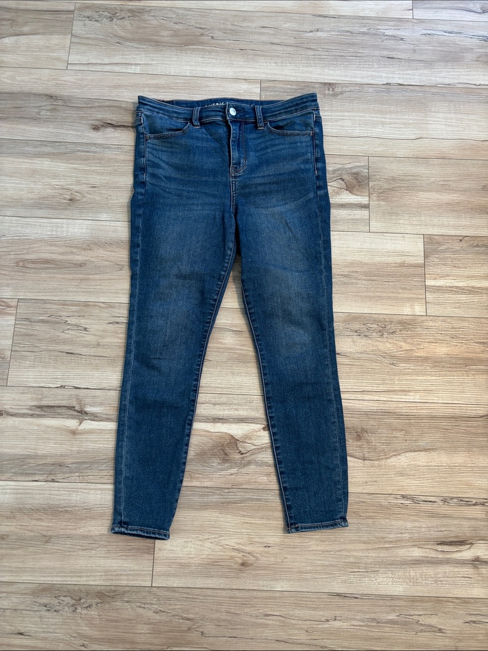 American Eagle Outfitters Next Level Stretch Women's Dark Blue Skinny Jeans